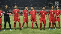 Timnas Indonesia U-19. (Liputan6.com/Helmi Fithriansyah)