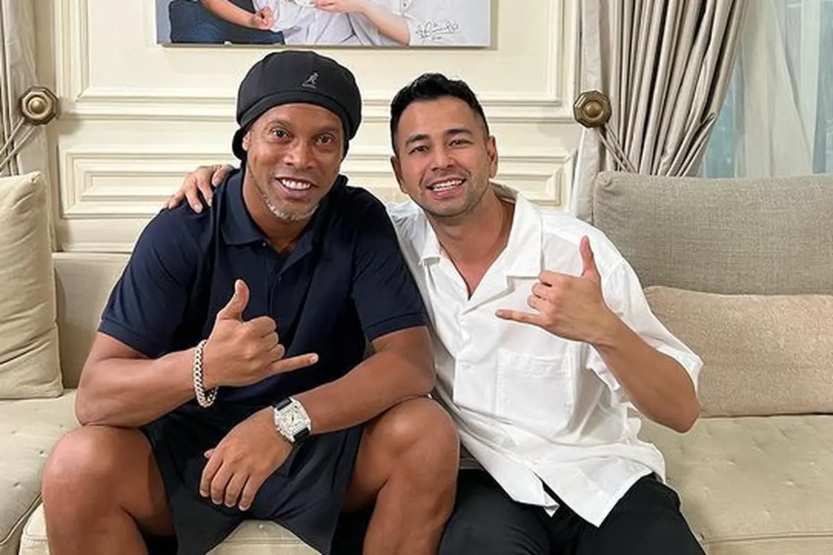 [Fimela] Ronaldinho dan Raffi Ahmad