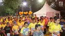 Peserta mengikuti acara BNI-UI Half Marathon 2019 di Kampus Universitas Indonesia, Depok, Jawa Barat, Minggu (7/7/2019). BNI UI Half Marathon 2019 yang diikuti 4800 peserta dengan kategori 5K, 10K, dan 21K (half marathon) diselenggarakan dalam rangka HUT ke-73 BNI. (Liputan6.com/Herman Zakharia)