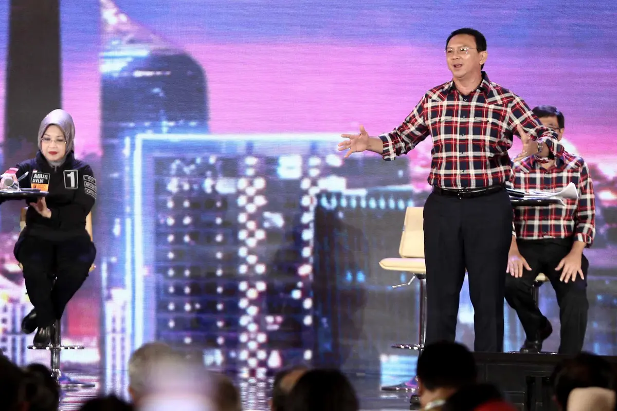 Debat Cagub DKI, Ahok: Tetap Tersenyum Walau Hati Menangis