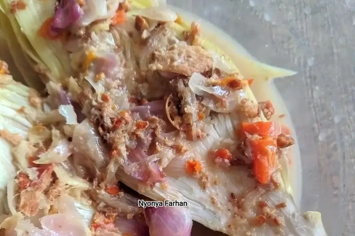 Tumis jantung pisang