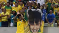 Performa ciamik Willian bersama Brasil dianggap telah mensejajarkan dirinya dengan Neymar da Silva. ()