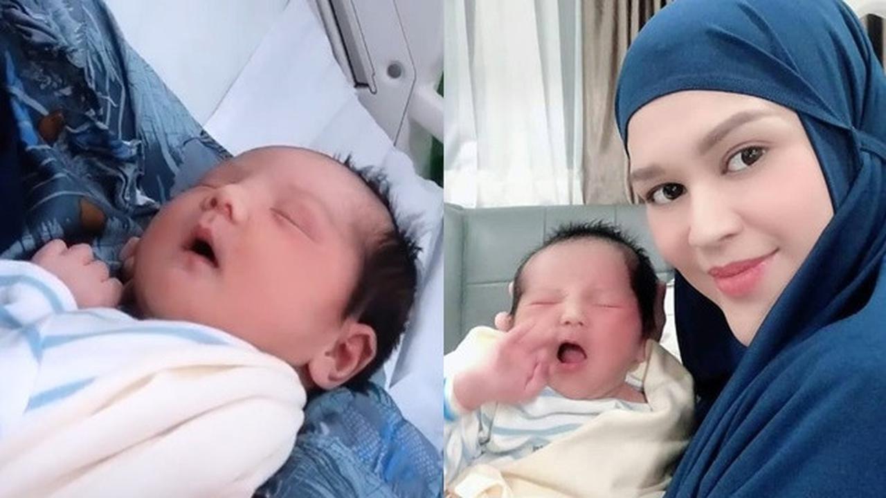 6 Potret Gemas Shaquille Kaili, Putra Cut Meyriska yang Baru Lahir