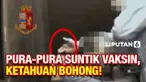 Praktek kriminal memalsukan proses vaksinasi covid-19 terekam kamera CCTV. Seorang perawat pria langsung ditangkap akibat perbuatannya.