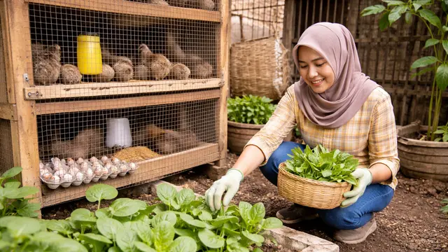 berternak dan berkebun