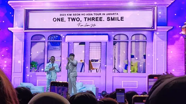 Fan meeting Kim Seon Ho hari ke-2 di Jakarta. (Zulfa Ayu Sundari/Liputan6.com)