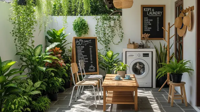 10 Desain Kombinasi Warung Kopi dan Laundry di Teras Rumah, Ini Estimasi Modal Awal