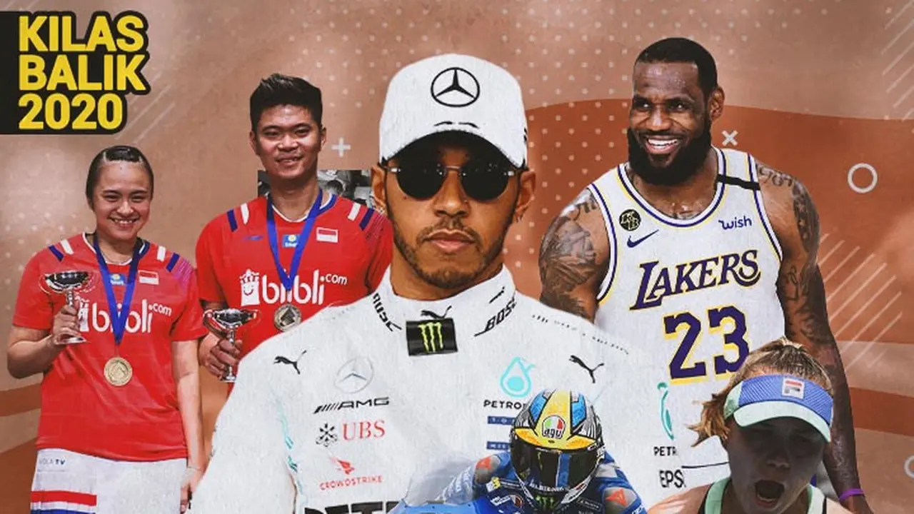 Kilas Balik 2020 - 5 Atlet Non Bola Terbaik 2020: Lewis Hamilton, Joan Mir, Praveen/Melati, LeBron James, Sofia Kenin
