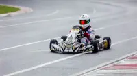 Baru Setahun Menekuni Gokart, Morgan Langsung Unjuk Gigi di E-Shark Rok Cup