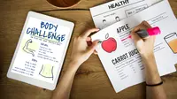 Ilustrasi penyusunan target kebugaran, pola makan, dan pemantauan asupan nutrisi untuk mendukung kesehatan tubuh. [Dok/freepik.com]