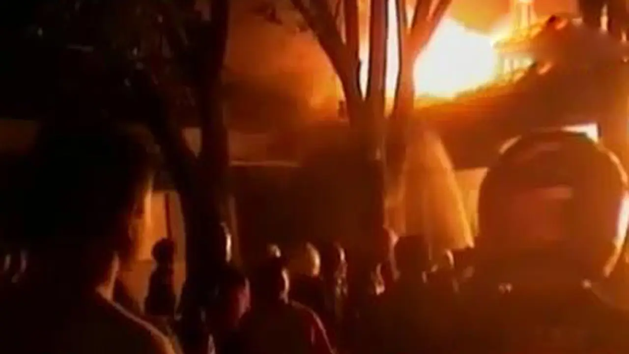Pasar Terbakar di Magetan