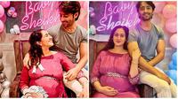 Shaheer Sheikh gelar acara baby shower untuk sang istri, Ruchikaa Kapoor. (Sumber: Instagram/shaheernsheikh)