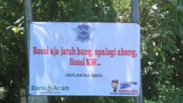 Jelang Mudik Lebaran, Ini Spanduk Lucu Supaya Hati-hati di Jalan