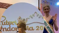 Miss Internasional 2022, Jasmin Selberg dari Jerman merasa terharu dengan keramahtamahan Indonesia. (Dok: Liputan6.com/dyah)