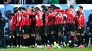 Berkat hasil ini, AC Milan pun berhak melaju ke partai final untuk menantang sang rival sekota, Inter Milan. Duel bertajuk Derby della Madonnina ini akan digelar pada Selasa (7/1/2025) dini hari WIB mendatang. (AP Photo/Altaf Qadri)