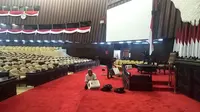 Kompleks Parlemen Mulai Bersolek Jelang Pelantikan Presiden dan Wakil Presiden