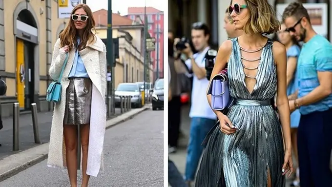 Bergaya Super Fashionable dengan Balutan Metalik