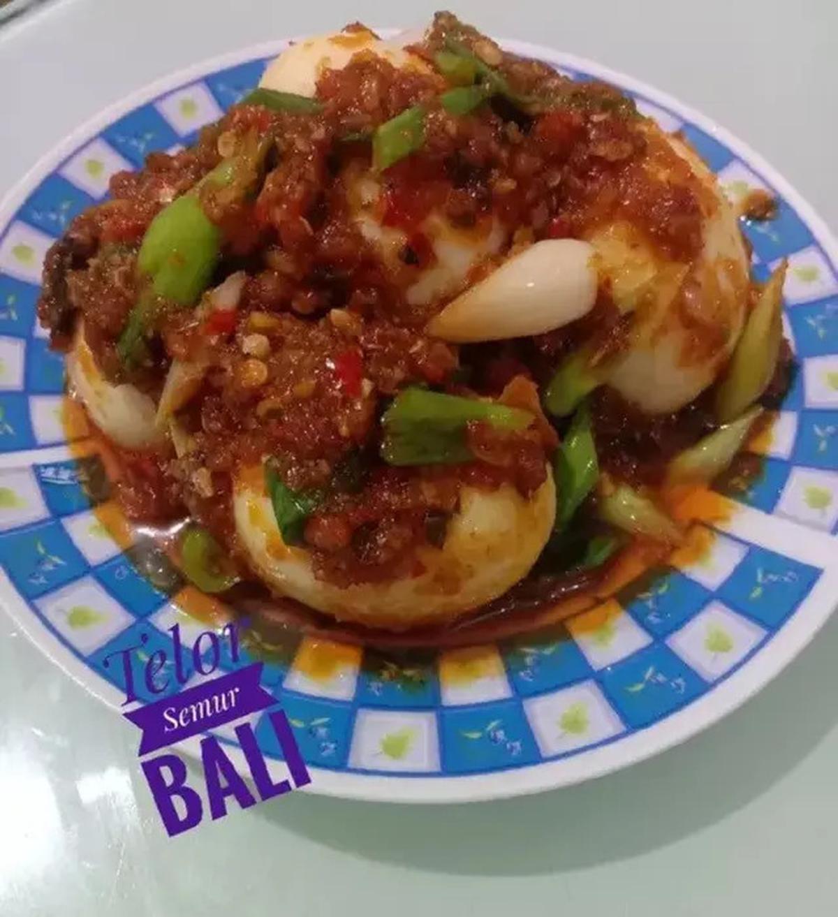 Resep Telur Bumbu Bali Pedas Manis, Menu Sat-Set yang Gampang Dibuat di Rumah