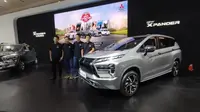 DI GJAW 2023 Mitsubishi Motors menempati booth seluas 828 meter persegi yang berada di Hall A, Jakarta Convention Center (JCC), Senayan, Jakarta. (Septian/Liputan6.com)