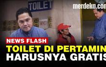 VIDEO: Menteri BUMN Erick Thohir Kaget Buang Air Kecil di SPBU Pertamina Harus Bayar