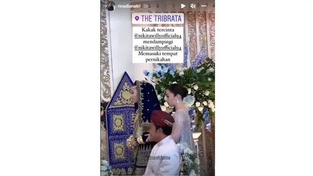 6 Momen Akad Nikah Winona Adik Nikita Willy, Memesona Pakai Busana Adat Minang