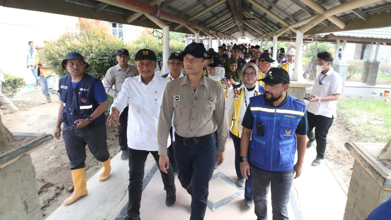 Menko AHY dan Menteri PU Tinjau RSUD Aceh Tamiang, Pastikan Pemulihan Layanan Kesehatan Pascabencana