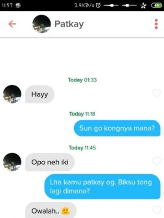 Chat Kocak Pengguna Tinder Ini Bikin Ketawa Ngakak
