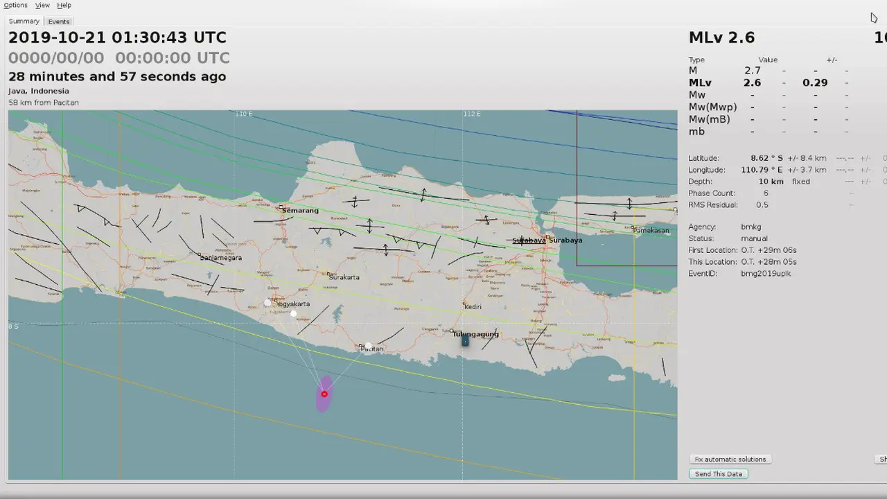 gempa kecil