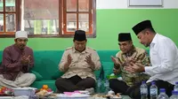 Ketua Umum Gerindra Prabowo Subianto memanfaatkan Lebaran untuk bersilahturahmi dengan sejumlah tokoh. (Foto: Istimewa).