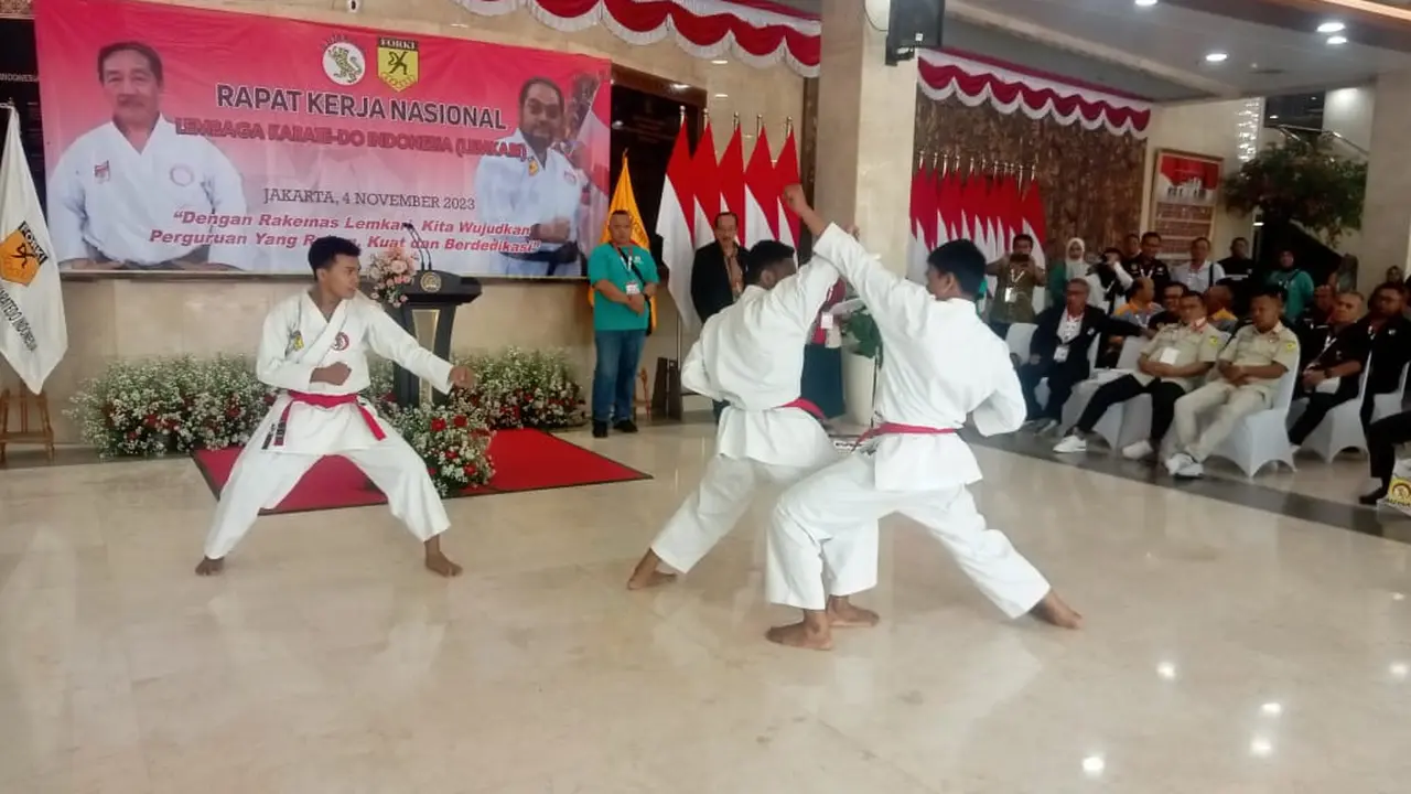 Suasana pembukaan Rakernas Lemkari