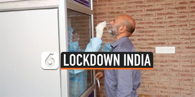 VIDEO: Kasus Positif Covid-19 Nyaris Sejuta, India Kembali Lockdown