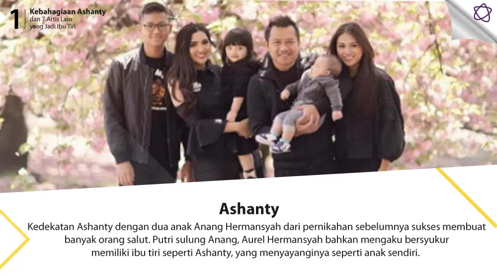 Kebahagiaan Ashanty dan 7 Artis Lain yang Jadi Ibu Tiri. (Foto: Instagram/aurelie.hermansyah, Desain: Nurman Abdul Hakim/Bintang.com)