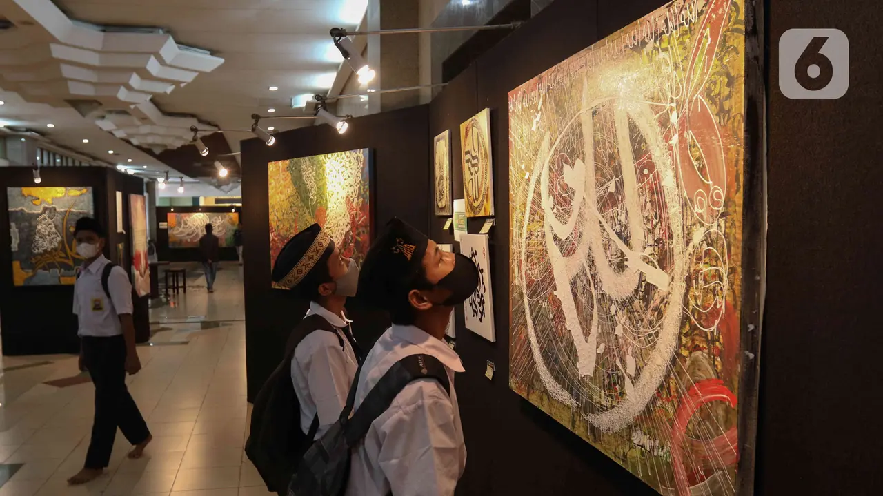 Peringati Nuzulul Quran, Ratusan Kaligrafi Dipamerkan di Jakarta