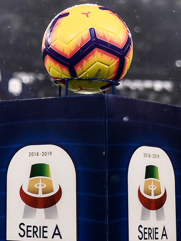 Logo Serie A. (AFP/Marco Bertorello)