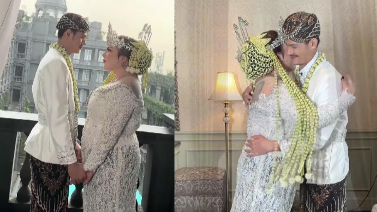 6 Potret Lisa Mariana Pakai Baju Pengantin Sunda, Tampil Serasi dengan Andri Aan