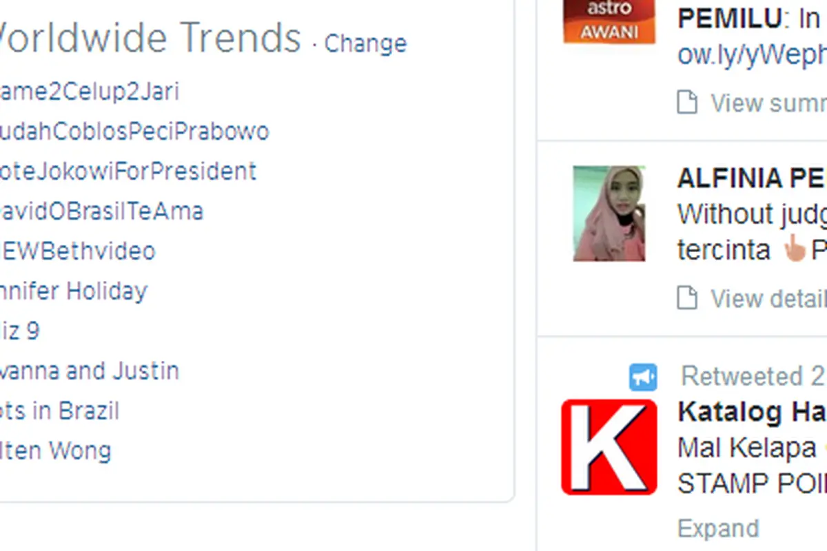 #Rame2Celup2Jari Jadi Trending Topic di Indonesia dan Dunia