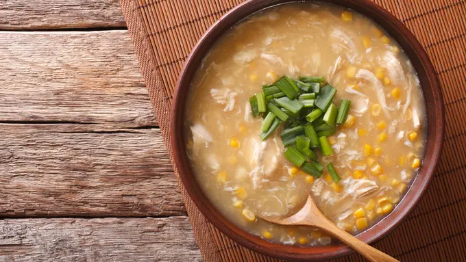 Resep Sup Jagung Telur Oriental