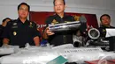 Bareskrim Polri bersama Ditjen Bea Cukai gagalkan penyeludupan sabu, Rabu (21/5/2014) (Liputan6.com/Miftahul Hayat). 