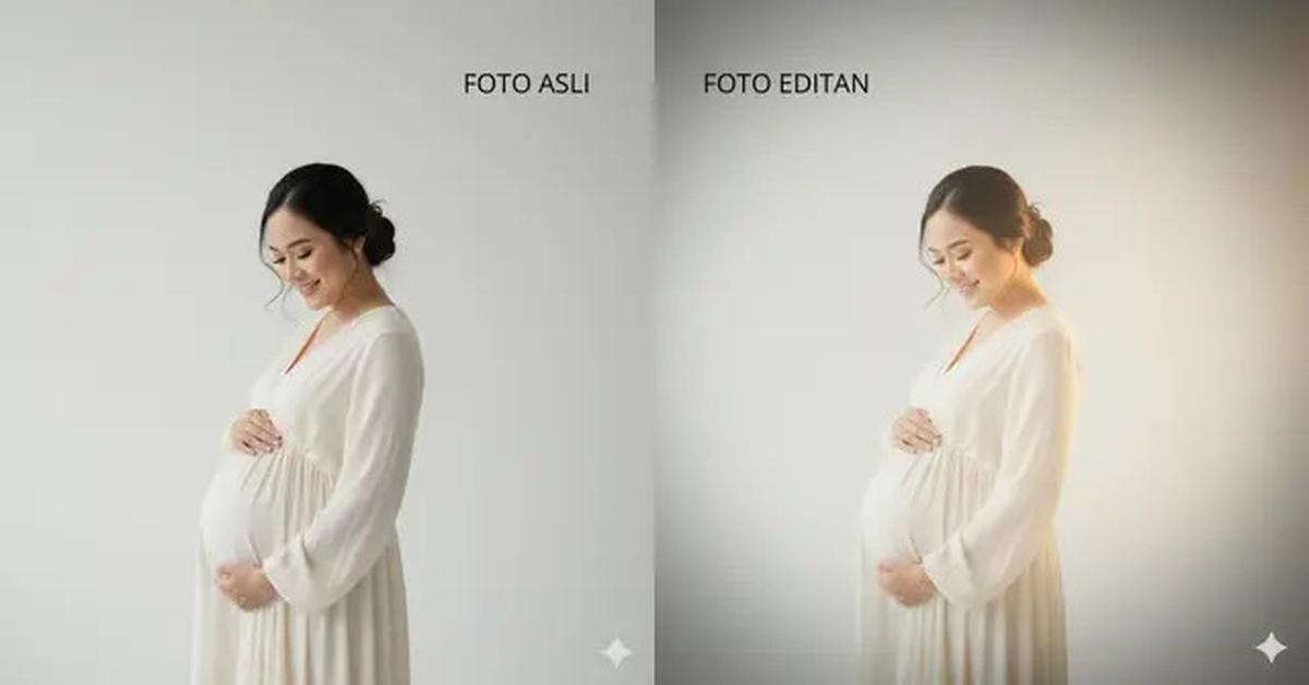 7 Contoh Prompt Gemini AI Edit Foto Maternity Shoot, dari Efek Dreamy hingga Sinematik