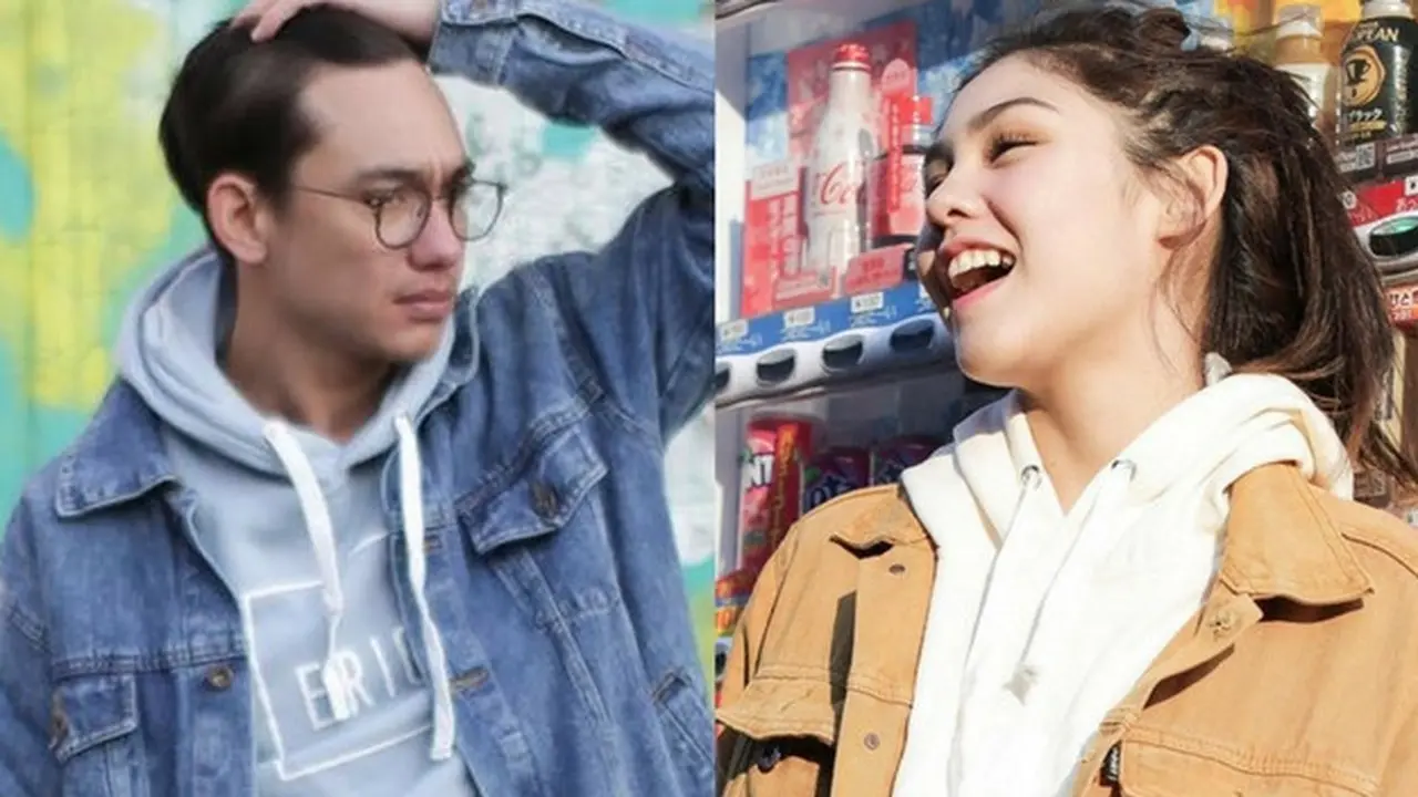 [Bintang] Bikin Baper Maksimal, Begini Gaya Edgy Vanesha Prescilla-Adipati Dolken di Negeri Sakura