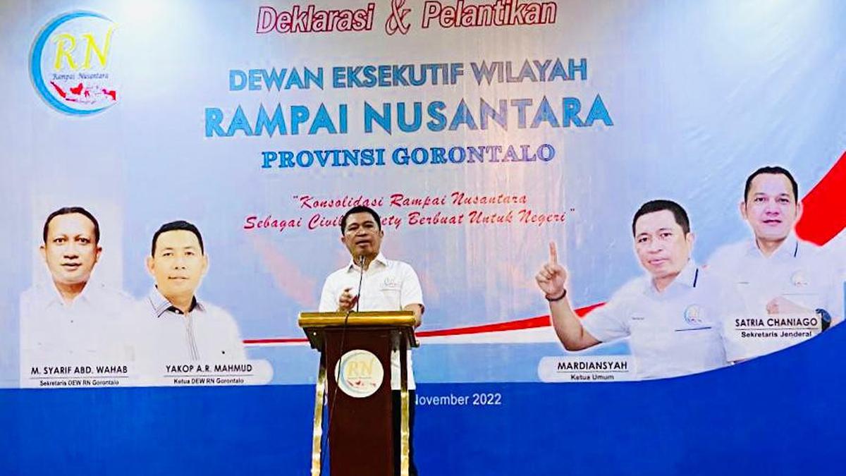 Lantik Pengurus Gorontalo, Rampai Nusantara Diharapkan Berperan dalam Pembangunan Daerah
