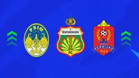 BRI Liga 1 - Tim Promosi Liga 1 2025/2026: PSIM Yogyakarta, Bhayangkara FC, Persijap Jepara (Bola.com/Adreanus Titus)