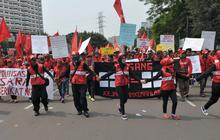 Cerita Asbah Petani Asal Pandeglang Ikut Demo Buruh di Monas: Kami Cuma Ingin Petani Hidup Layak