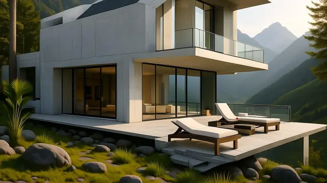 Rumah Modern Kaca, Estetika dan Fungsi