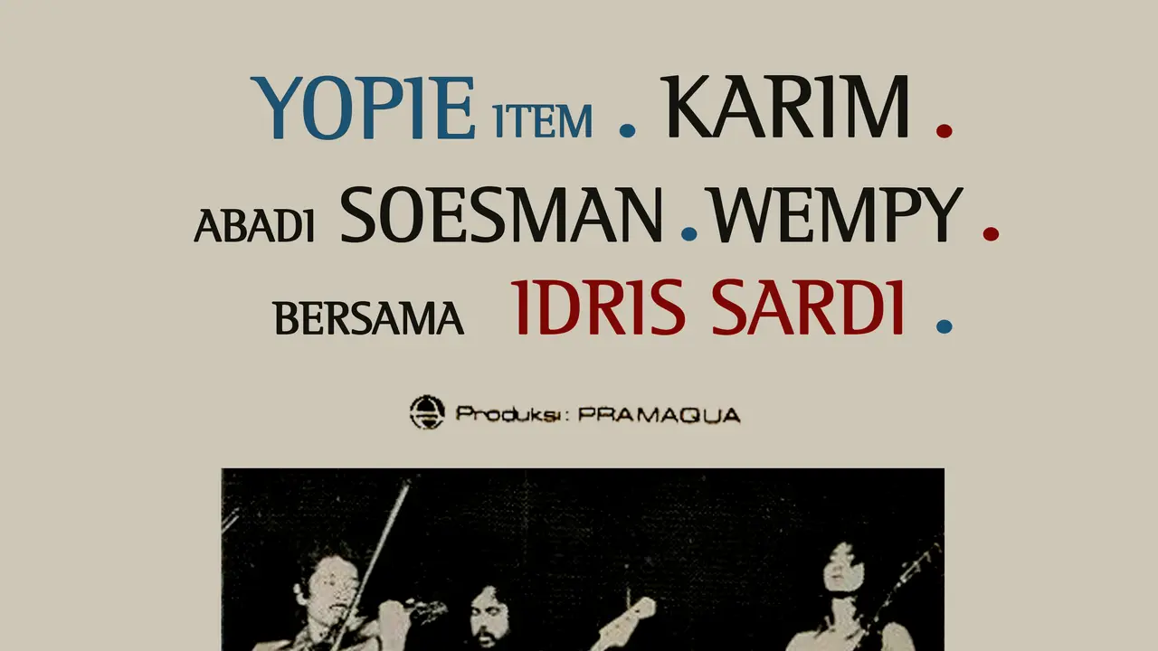 Yopie Item CS, Salah Satu Album Jazz Rock Terbaik Sepanjang Masa Kembali Dirilis Dalam Format Digital
