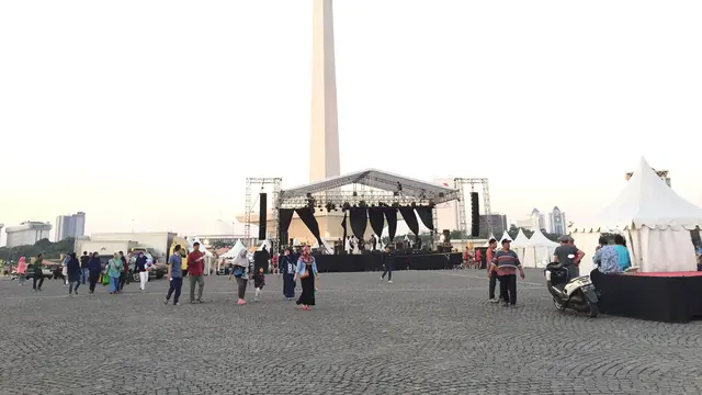 Persiapan Jakarnaval 2018 yang Akan Diselenggarakan Besok