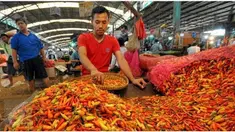 Harga cabai rawit merah di pasar tradisional di Jakarta terus melonjak. Saat ini, harga rata-rata cabai tersebut menembus Rp 60 ribu per kilogram (kg). Kenaikan harga ini telah terjadi sejak seminggu lalu.