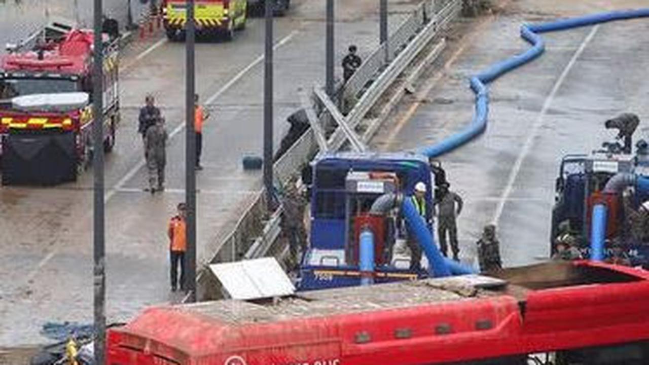 Banjir Parah di Korsel, 13 Orang Tewas karena Bus Tenggelam di Terowongan Underpass