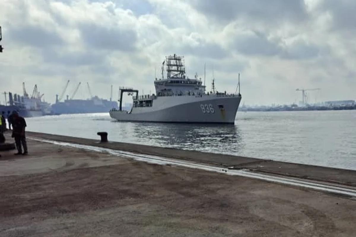 FOTO: KRI Canopus 936 Sandar di Lagos Perkuat Diplomasi Maritim