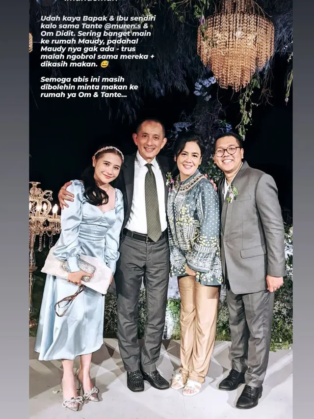 7 Potret Prilly Latuconsina di Resepsi Maudy Ayunda Bersama Iman Usman